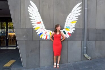 That Backpacker Audrey Bergner excited to be visiting and staying in Seoul, Korea