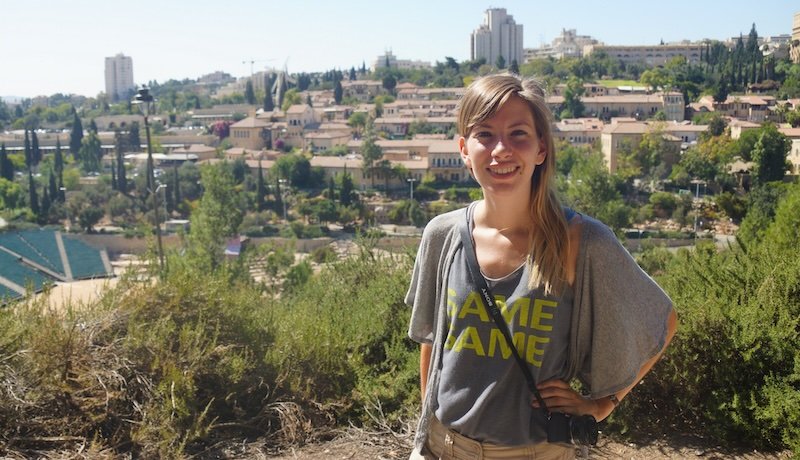 That Backpacker Audrey Bergner exploring Jerusalem on a budget in Israel 