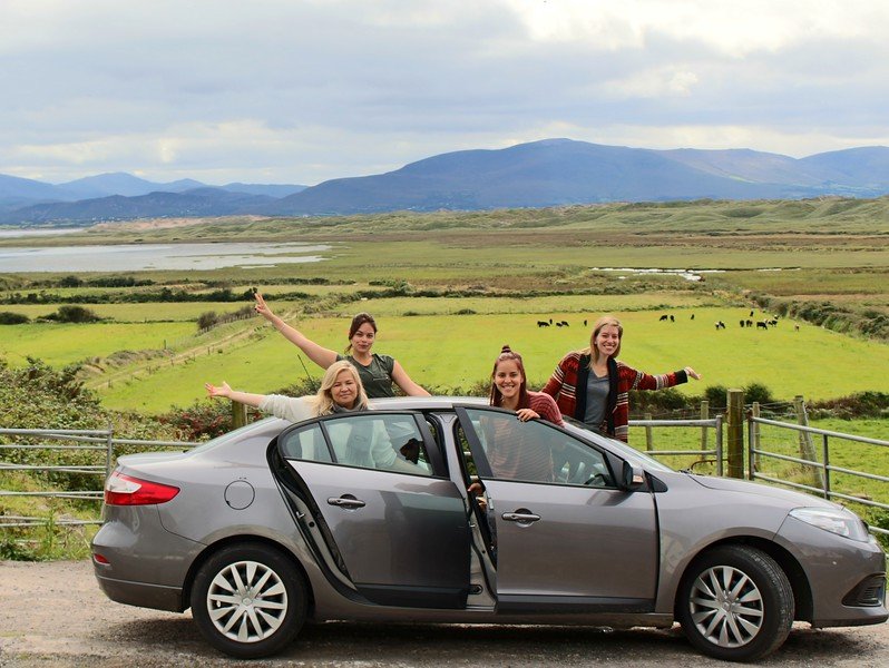 How much does a 1-week road trip around Ireland cost a traveler?