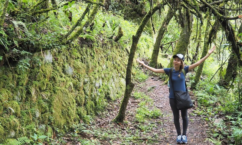 That Backpacker Audrey Bergner out on the Inca Trail in Peru and loving the adventure, nature and challenge of it all 