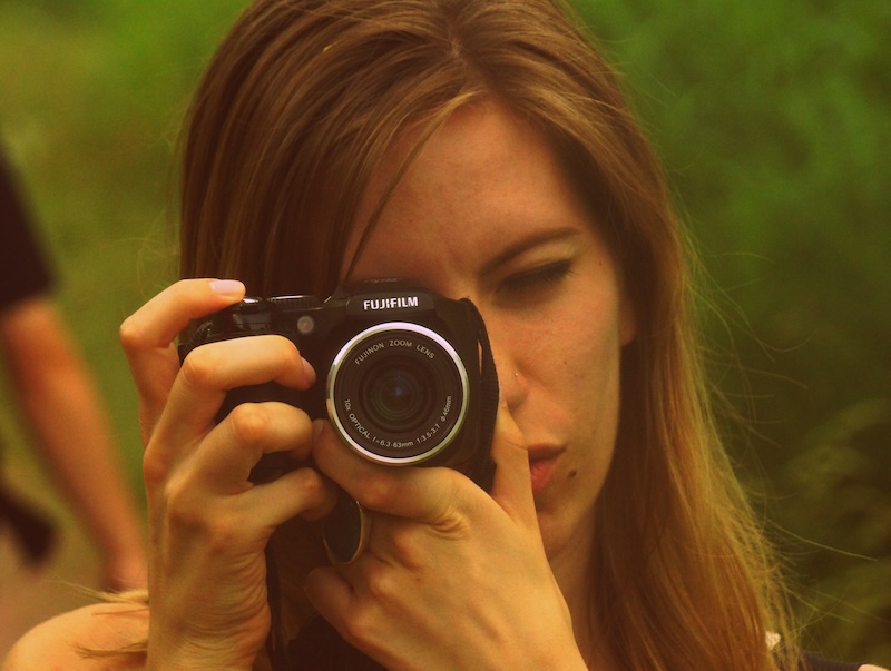That Backpacker Audrey Bergner taking photos in South Korea while teaching English 