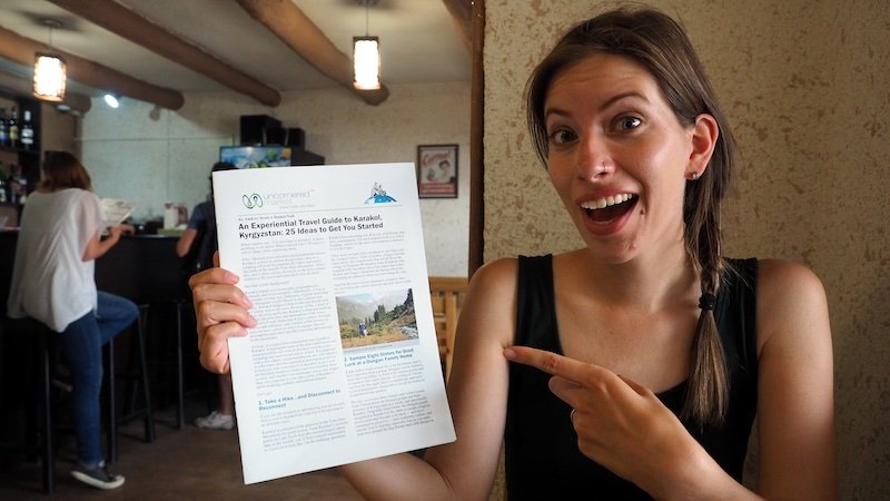 That Backpacker Audrey Bergner thrilled to be visiting Karakol, Kyrgyzstan 