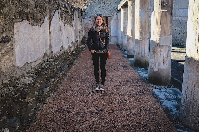 That Backpacker Audrey Bergner visiting the ruins of Pompei on an autumn day in Europe That Backpacker Audrey Bergner visiting the ruins of Pompei on an autumn day in Europe