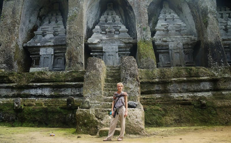 That Backpacker Audrey Bergner visiting terraces in Bali, Indonesia 