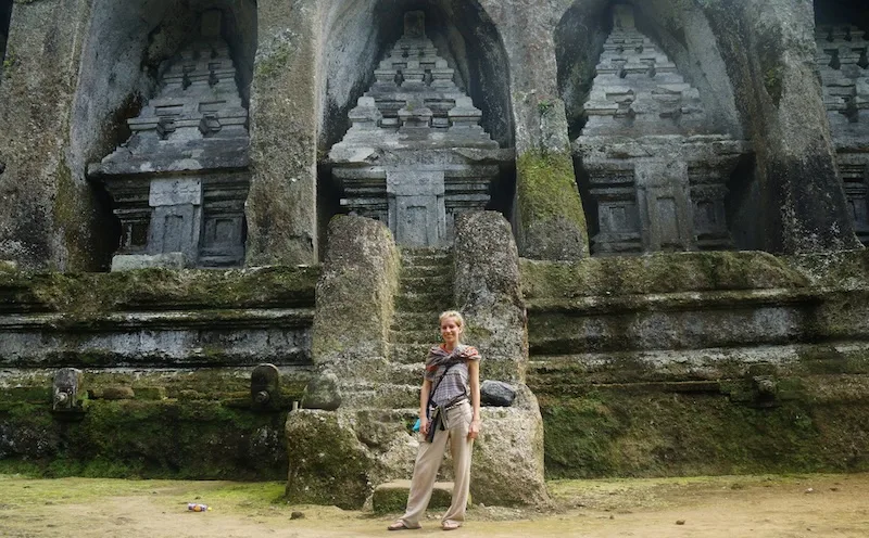 That Backpacker Audrey Bergner visiting terraces in Bali, Indonesia 