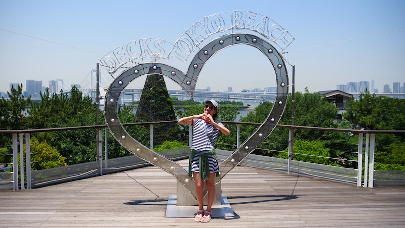 That Backpacker Audrey Bergner visiting Odaiba and loving in it on a day trip from Tokyo, Japan That Backpacker Audrey Bergner visiting Odaiba and loving in it on a day trip from Tokyo, Japan