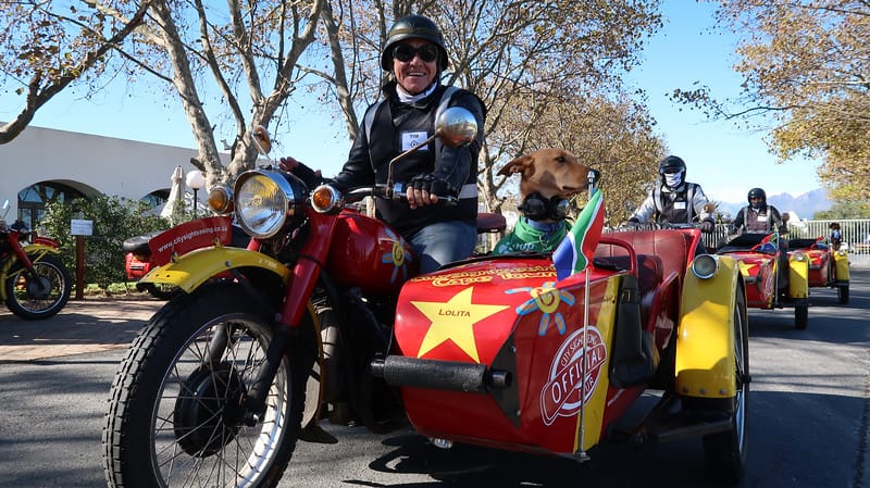 The Cape Sidecar Adventures Team was the best as indicated by all of the smiles here