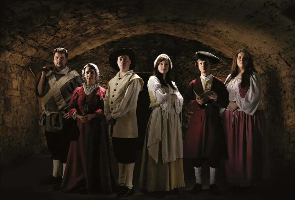 The characters of Mary King's Close. Images c/o Mary King's Close as a quirky thing to do in Edinburgh, Scotland