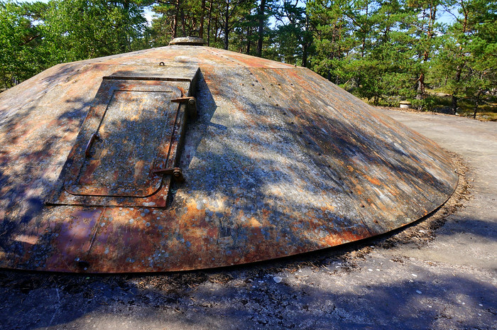 The old military island of Bolax in Southwestern Finland with trap doors leading to secret passages 