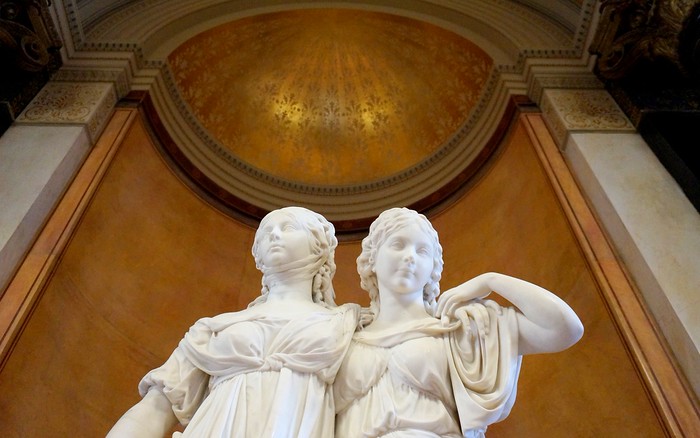 The Princesses by Johann Gottfried Schadow in Berlin's Museum Island 