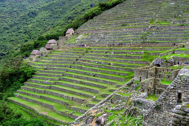 The terraces of Machu Picchu are as steep and iconic as you could possibly image in Peru!
