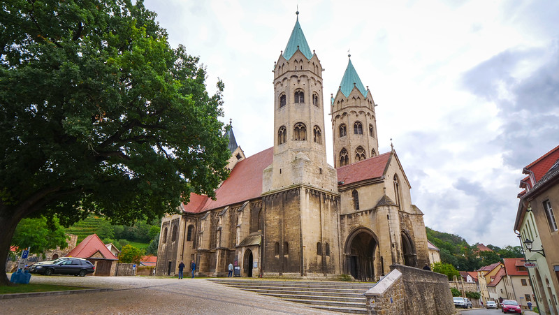 The town of Freyburg is considered the wine capital of Saale-Unstrut and has many distinct landmarks worth visiting in town