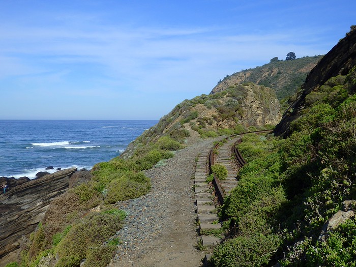 The views along the coast of Wilderness offering distinct landscapes and stunningly rugged viewpoints in South Africa 