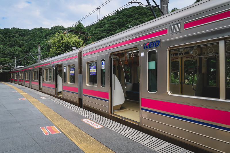 Train from Tokyo to Mount Takao on the Keio Line is your best bet for transportation on this day trip in Japan