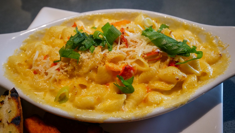 Trying Lobster Mac and Cheese at Miller's in Port Hawkesbury which was every bit as good as it looks and ever so filing and tasty 