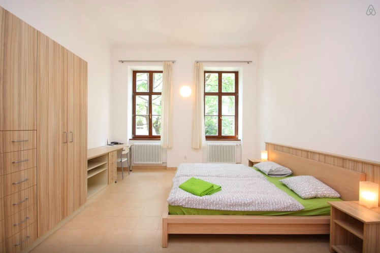 Using AirBnB in Prague, Czech Republic with a clean room in a central location popular with locals was a great find and value 