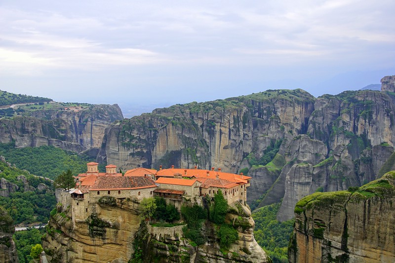 Varlaam Monastery views in Meteora, Greece is almost surreal