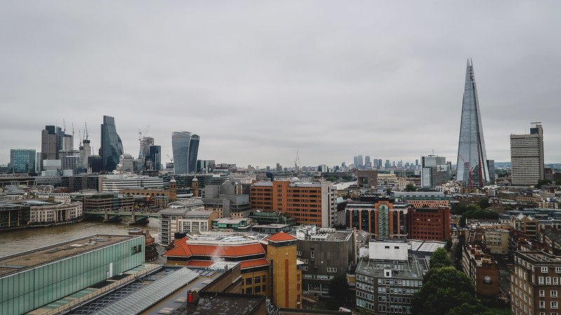 Views of London from the Blavatnik Building with many of the most iconic landmarks in London on display and clearly visible from this vantage point 