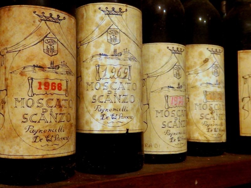 Vintage wines on display in the Lombardy region of Italy Vintage wines on display in the Lombardy region of Italy