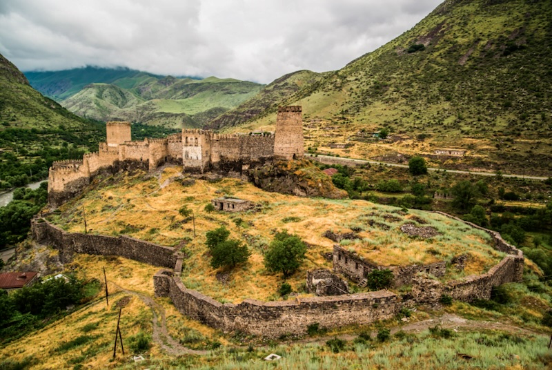 Visiting Khertvisi on the Great Georgian Road Trip is a landmark that is distinct and memorable