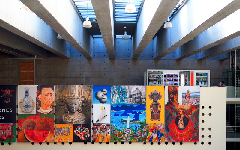 Visiting museums in Santiago de Chile with some impressive and eclectic artwork on display that is well curated for visitors