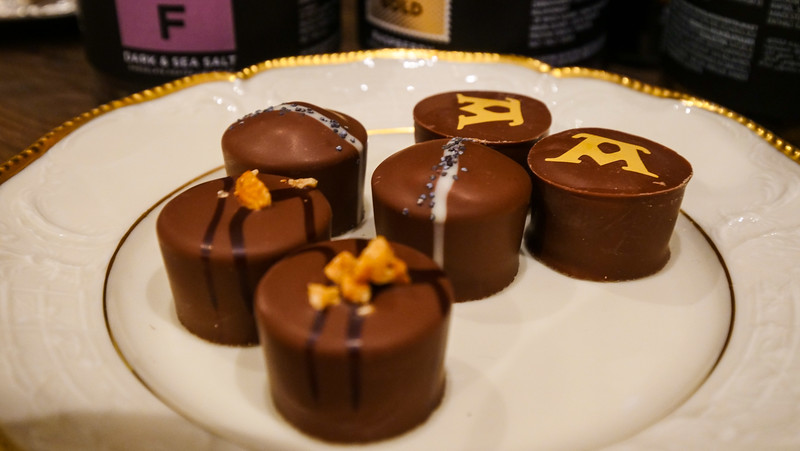Visiting Schokothek, a chocolate shop in Lüneburg, Germany where you can try delicious local flavours and ingredients 