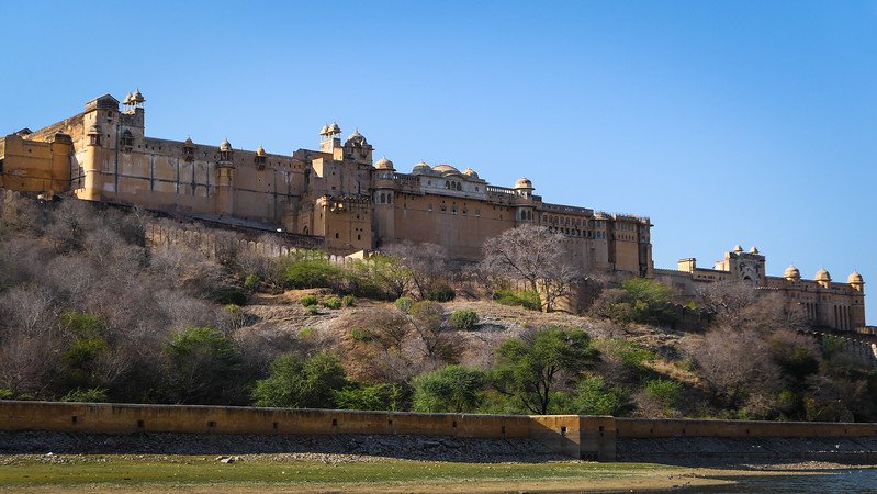 Visiting the Amber Fort in Jaipur as one of the major landmarks worth visiting in the city