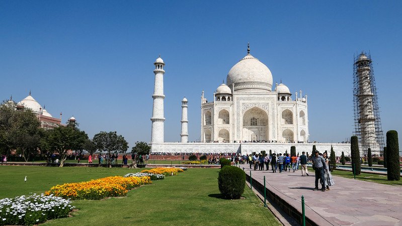Visiting the Taj Mahal in Agra, India was one of the highlights of our entire trip as it lived up to its famous reputation and then some