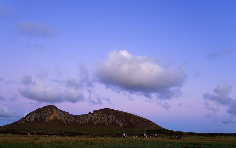 Watching the sunrise in Easter Island was as peaceful of a travel experience that we had in all of time in Chile 
