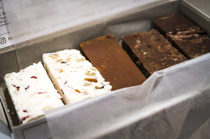 Wine and fudge pairing for dessert lovers with an assortment of different kinds to try in Stellenbosch, South Africa!
