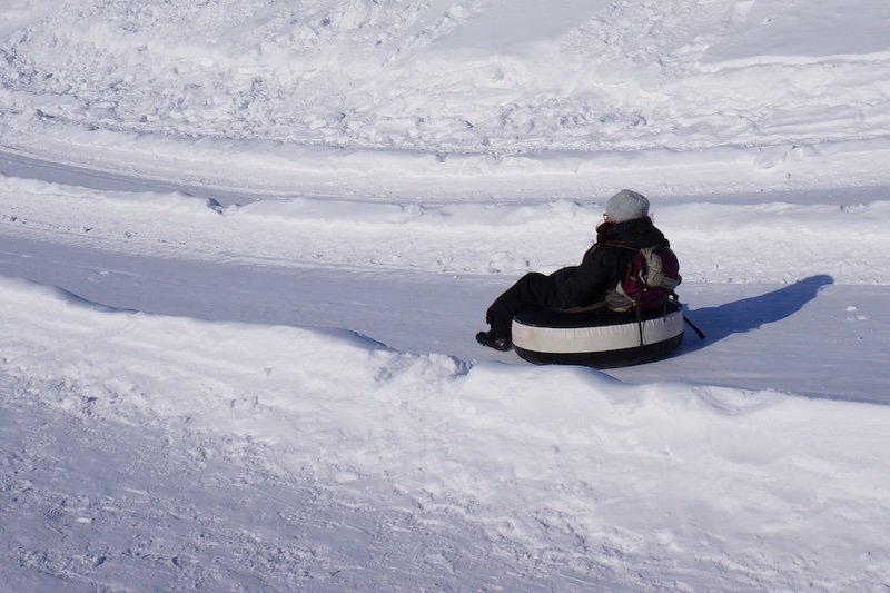 Winter tubing is a fun and exciting way to enjoy winter sports in Quebec City Winter tubing is a fun and exciting way to enjoy winter sports in Quebec City