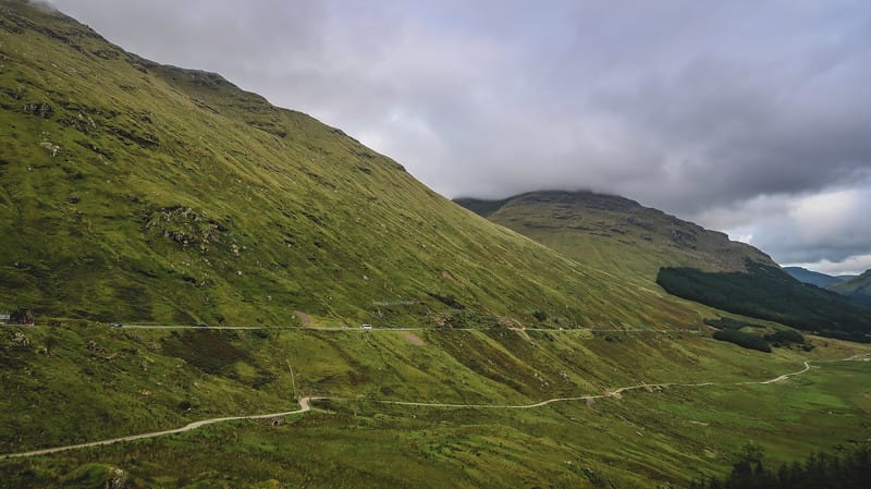 You'll be treated to these views on a Scottish road trip with plenty of windy mountain roads
